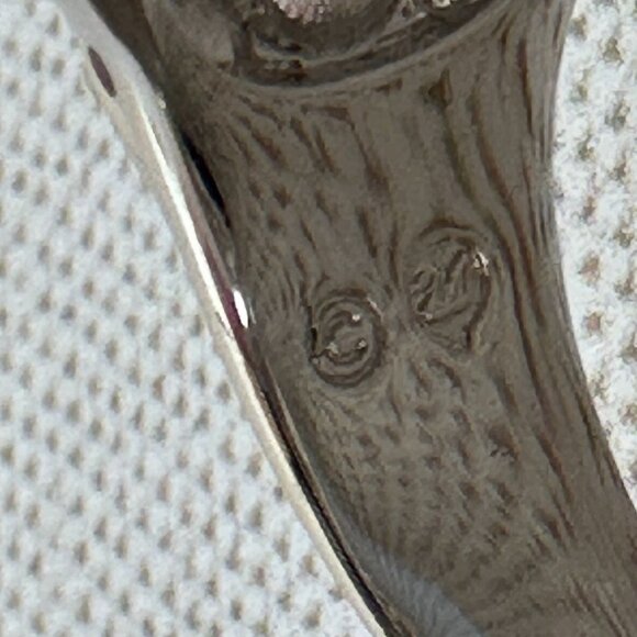 Swarovski Crystal Dome Ring, Rhodium-Plated Swirl Statement Ring, Size 8 - Picture 5 of 15